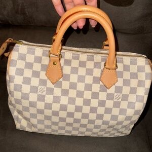 Authentic Louis Vuitton Damier Azure Speedy 30